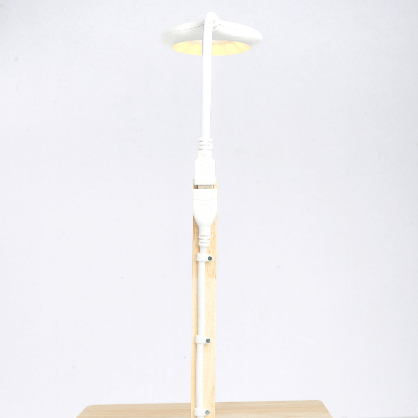 Wooden base with Warm Light